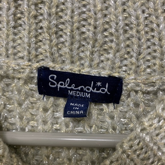 Splendid M size Mock Neck Sweater - Picture 2 of 3